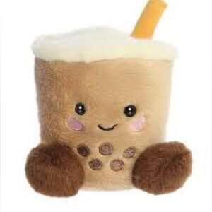 Palm Pals Milky Boba Tea Plush NWOT 5”